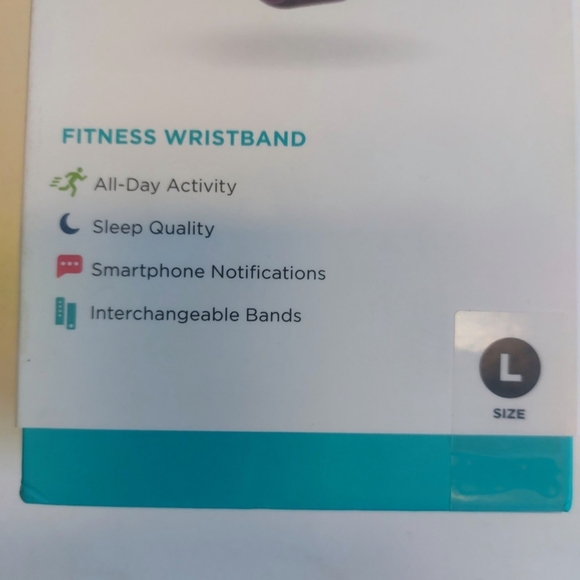 Fitbit Alta Activity Tracker With Band Size L Stainless Steel Tracker PLUM Band - Picture 2 of 5